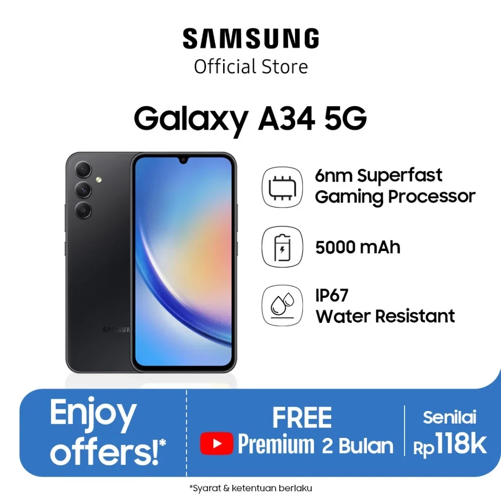 samsung a34 8/256