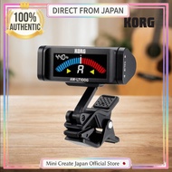 KORG AW-LT100G Clip-On Tuner Guitar Chromatic Strobe High Accuracy ±0.1 Cent 100h Battery Compact