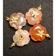 Sakura Agate Pendant
