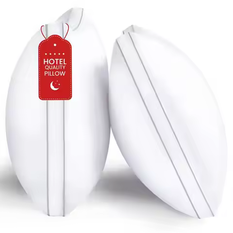 Pillows King Size Set of 2, Gusseted Bed Pillows for Sleeping 2 Pack, Luxury Hotel Quality, Supporti
