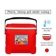Ice thermos, square ice cooler 13L, 16L, 24L, Viet Nhat premium storage box