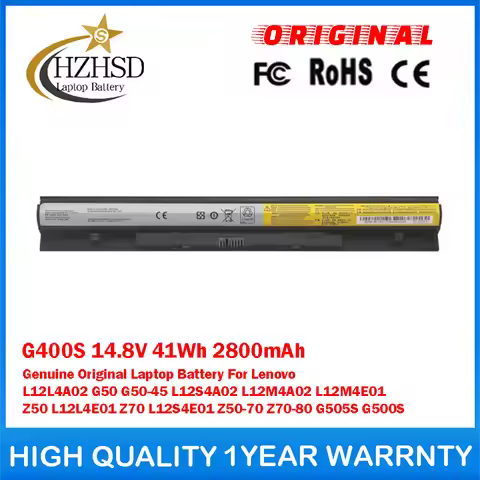 G400S 14.8V 41Wh 2800mAh Genuine Original Laptop Battery For Lenovo L12L4A02 G50 G50-45 L12S4A02 L12