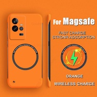 Cho Vivo iqoo 11 10 Pro Ốp điện thoại cho Vivo không khung iqoo Neo7 neo6 SE Neo5 màu kẹo Matte mags