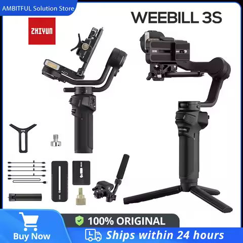 ZHIYUN Weebill 3S Camera Gimbal Stabilizer 3-Axis Handheld for DSLR Mirrorless Cameras for Sony Cano