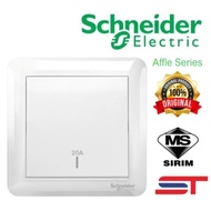 [carton=96PCS]SCHNEIDER AFFLE PLUS 20A DOUBLE POLE 20A HEATER SUIS AIRCOND SUIS