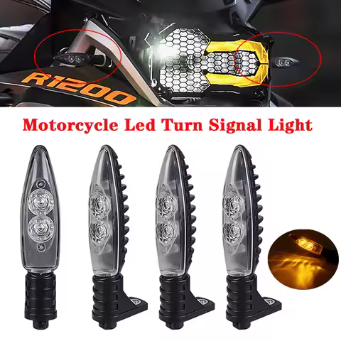 Motorcycle LED Turn Signal Light Front Indicator Blinker Lamp For BMW G310GS G310R F 650 700 800 GS 