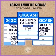 ▬ ☩ ☸ GCash laminated signage | Cash in Cash out Signage | Gcash cash in/cash out | signboard