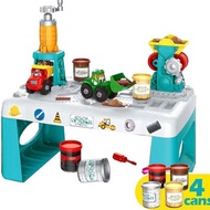 Children's Toys - Color Dough Series - Digging Works 4 Cans - 42pcs