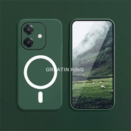 OPPO A3x CPH2681/A3 5G India CPH2693 CPH2683 Phone Case Candy Color Matte Soft TPU Cover With Magnet