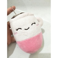 Coffee Latte Charm Stuffed Toy 4"H