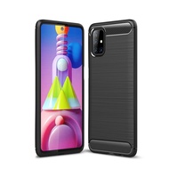 Ốp lưng SamSung Galaxy M51 chống sốc RUGGED Vân Sợi Carbon