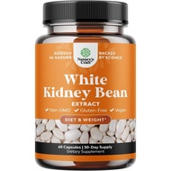 White Kidney Bean Extract Carb Blocker - White Kidney Beans Supplement for Metabolism Boost & Ease C