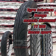 TRESTON tayar motor murah 14 17 tyre tubeless 70/90-17 80/90-17 bunga maxxis diamond ROSSO SPORT TT1