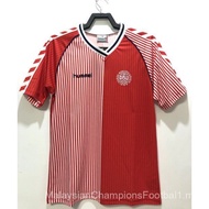 【Retro SSS+】1986 World Cup Denmark Home Retro Jersey S-XXL Short Sleeve Sports Football Shirt AAA