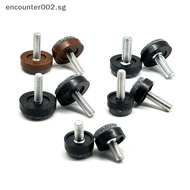 [ER] 4/8Pcs Felt Adjustable Round Furniture Leg Screws Anti Slip M6 M8 Table Chair Cabinet Balance F
