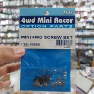 HG 4WD MINI RACER (OPTION PART) SCREW SET