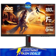 AOC 24G4 27G4 Monitor 23.8" 27" IPS/ Fast/ 1920/1080 @ 180Hz/ 1ms/ DisplayPort HDMI : Gaming 27g2 24