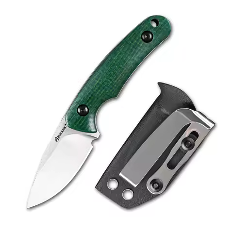 Premium SDOKEDC DC53 Steel EDC Cutting Knife, Non Slip Micarta Handle, Durable Multifunctional Hand 