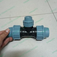 Reducer Tee Pipa Hdpe Ukuran 2" x 11/2" inch / Tee Hdpe 63mm x 50mm