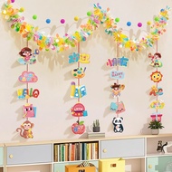 9.9-School Season School Venue Elementary School Kindergarten Window Classroom Blackboard Layout Col