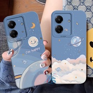 [SHARK CASE] Softcase REDMI poco C65/REDMI 13C Aesthetic Astronaut Motif - Redmi Casing - Redmi Cesi
