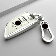 TPU Car Key Case Cover Shell With Keychain For BMW 1 3 5 7 Series X1 X3 X4 X5 X6 G20 G30 F15 F16 G01