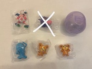 Pokemon扭蛋 果然翁 耿鬼 熊寶寶 魔牆人偶