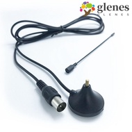 GLENES Digital Tv Antenna, DVB-T/TV Free Channel TV Antenna Freeview, Radio TV Aerial 5dBi Black Min