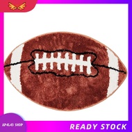 [ap4l43.] Football Bath Mat, Sports Bathroom Rug, 19.69 X 31.5 Inch