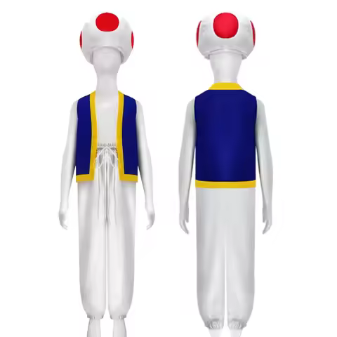 Kinopio Toad Cosplay Hat Costume pour adultes, Game Bros 2, Roleplay FantrenforOutfits, GlaPants, Ha