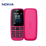 โทรศัพท์ปุ่มกด NOKIA 105 มือถือปุ่มกดของแท้ ฟีเจอร์โฟน 100% รับประกัน 1 ปี เหมาะสำหรับผู้สูงอายุและเด็ก มีรับประกัน