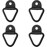 ESH63 Pickups Rail Car Accessories Steel for Trailer 1000lbs Black V-Ring Bolton Trailers Hook V-Rin