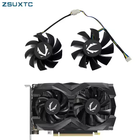 GA72S2U GA82S2H 12V 0.32A 4Pin Cooling FAN For ZOTAC GAMING GeForce GTX 1660 SUPER 1660Ti Twin Repla