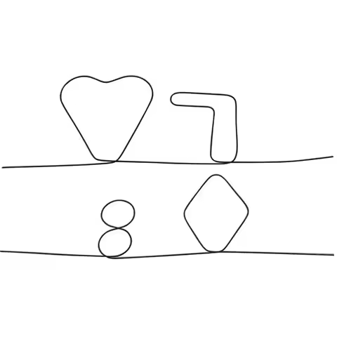 Memory Metal Wire Fire Prediction 8 of Diamonds/7 of Hearts Magic tricks card Magie show prop close 