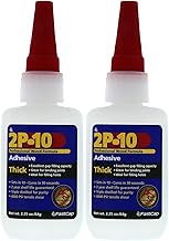 FastCap 2P-10 Thick 2.25 oz/64g. Instant Wood Adhesive, Two-Part Ten-Second Adhesive, 2.25oz. Activa