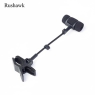Rushawk Flexible Gooseneck Mic Clip Secure Instrument Microphone Holder Soft Pad Clamp for Flute Erh