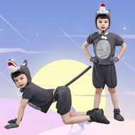 Children Big Gray Wolf Costume Children's Performance Wolf Is Coming Three Mouse Lamb Bunny Style Da