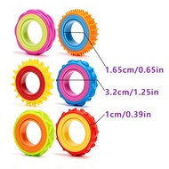 γReady StockγFidget Toy Sensory Rings for Kids 6Pack Sensory Spinner Rings - Texture