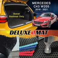 MERCEDES C-CLASS C43 COUPE W205 2016 2017 2018 2019 2020 2021 Deluxe Boot Mat Car Boot Carpet Karpet