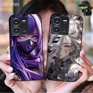 Vivo y35 glass phone case with beautiful anime gamer image