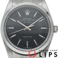 นาฬิกาผู้ชาย ROLEX Air-King 14000M(Y) SS หน้าปัดสีดำ ผ่านการขัดเงาแล้ว ปี 2002 สภาพดีเยี่ยม 【สินค้าม
