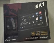 BK1 機車 摩托車 CarPlay 行車記錄器 前後鏡頭防水 1080P