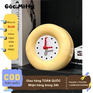 【Meaningful Gift】Minimalist Style Desk Clock - Bright Dopamine Color Tone, Smooth Running, Perfect D