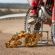 Stylish CNC aluminum toothed footpegs for CRF250/300L/M/Rally, CRF250R/RX, CRF450RL, CR125/250 motor