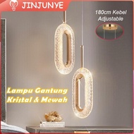 Lampu Gantung Tidur Kristal Led Lampu Hias Gantung Akrilik Kamar Tidur