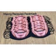 Manny Pacquiao Facemask costume funny reusable personalized face mask sublimation print