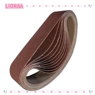 LIORA‌A 10pcs Sanding Belts, 330 x 30 mm / 1.2 x 13 Inch 80 Grit Abrasive Sanding Belts, Durable Alu