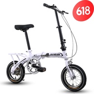 QM🍄Fulosai Mini Folding Bike12/14/16Inch Folding Mini Children Student Male and Female S4NB