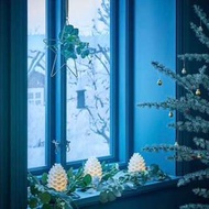 IKEA led松果聖誕節裝飾燈/氣氛燈［暖光］