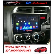 (6GB 4GB 2GB 1GB RAM T3L DSP 4G SIM IPS ) HONDA JAZZ 2019-2021 10'' Plug and Play GPS OEM Android Pl